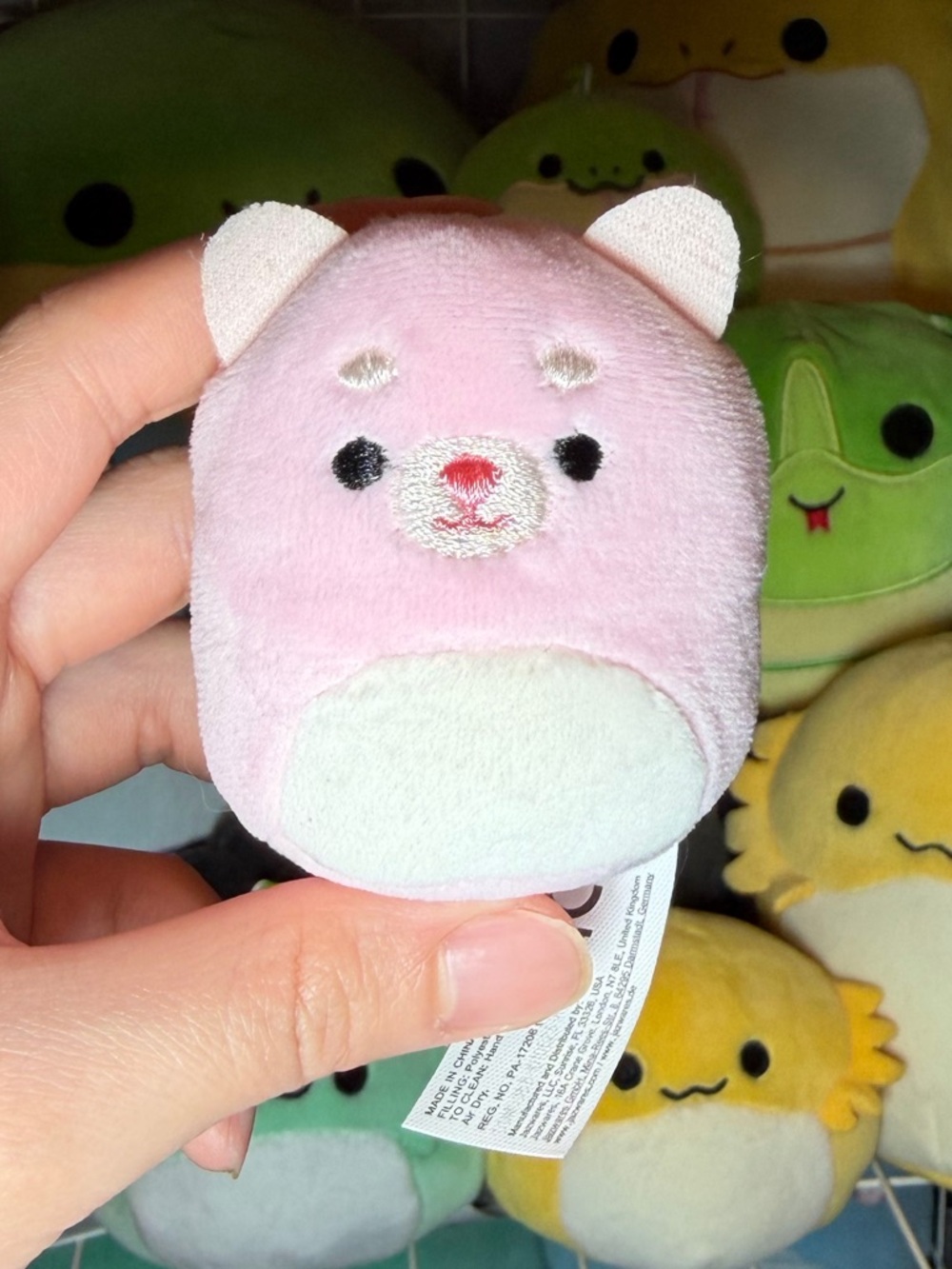 Squishmallows Squishville SV Farrah the Shiba Inu 2” Stuffed Plush (Series 9)